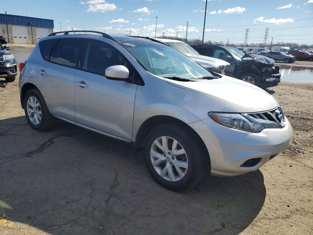 2011 Nissan Murano S Silver vin: JN8AZ1MW1BW176655