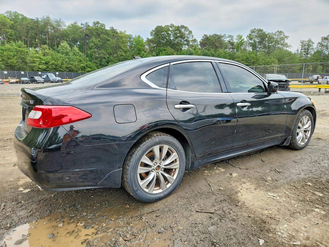 2013 Infiniti M37 Base Black vin: JN1BY1AP9DM513526
