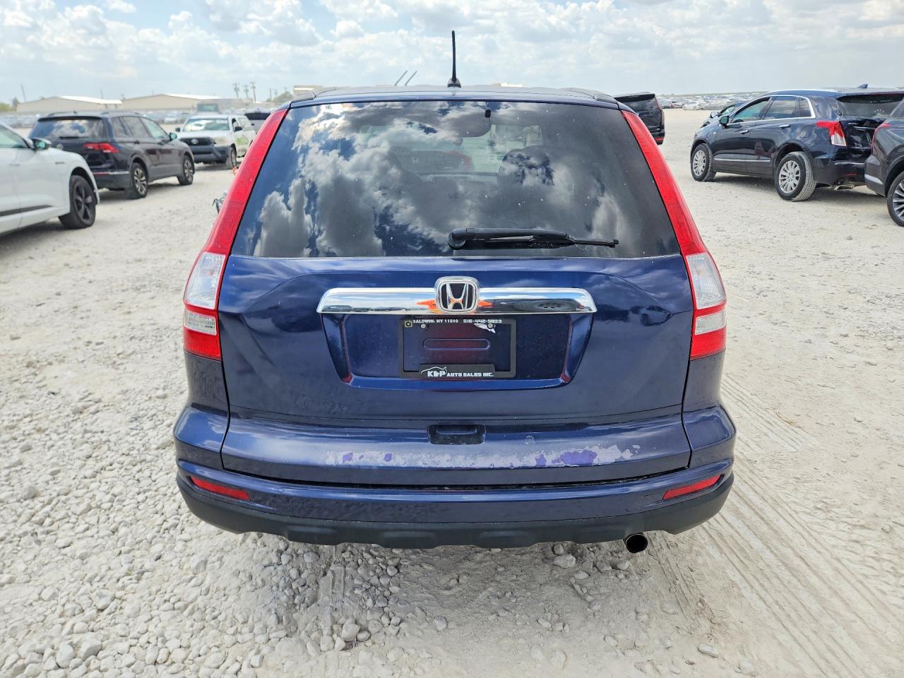 2010 Honda Cr-v Ex Blue vin: 5J6RE4H51AL058015