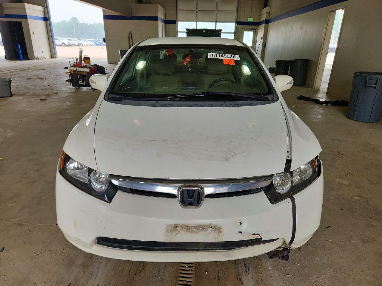 2007 Honda Civic Hybrid White vin: JHMFA36217S014388