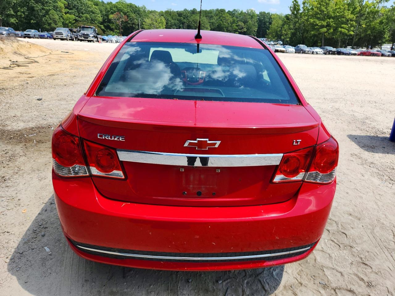 2014 Chevrolet Cruze Lt Red vin: 1G1PC5SB7E7232829