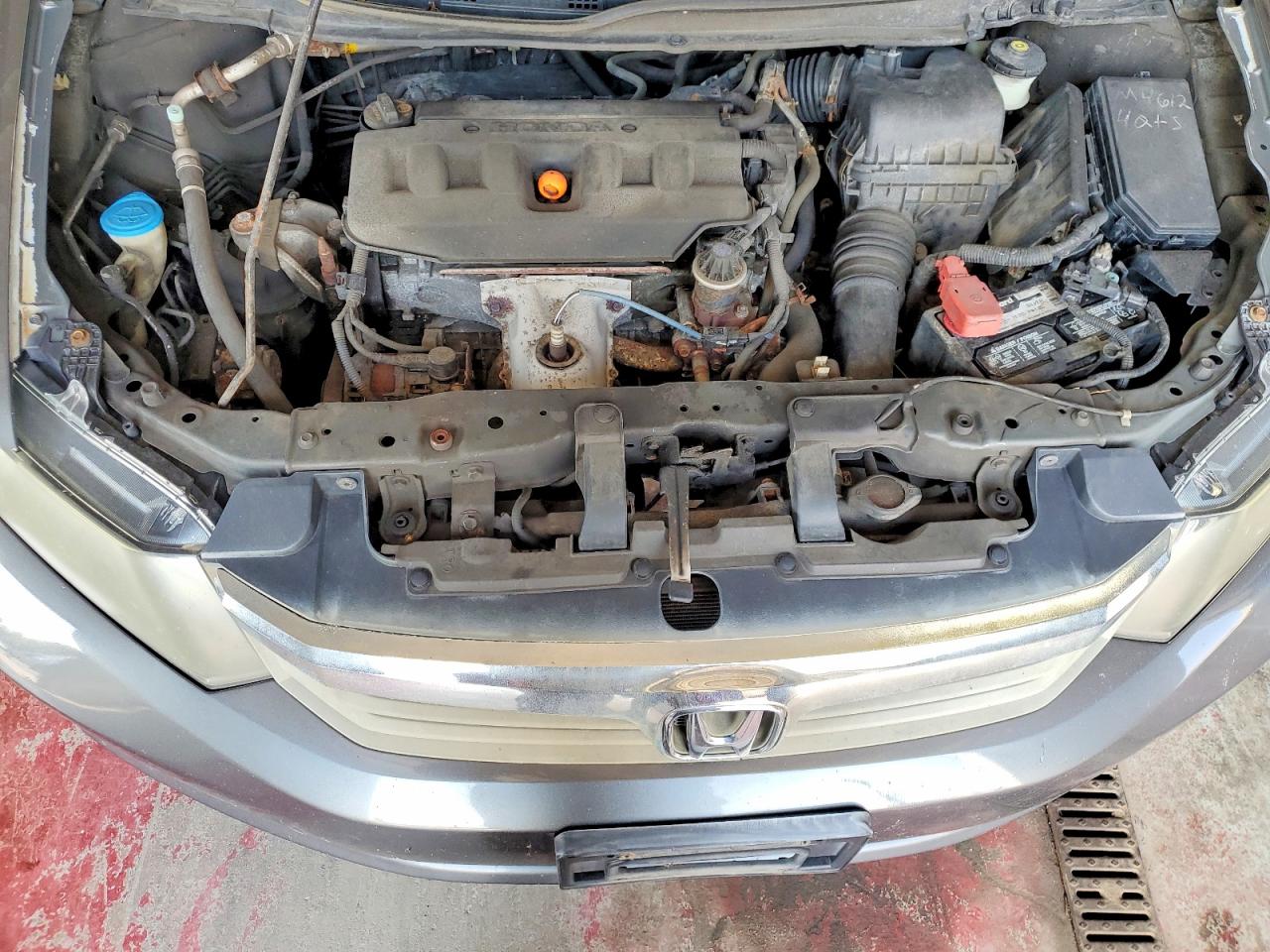 2012 Honda Civic Lx Серый vin: 2HGFB2F50CH300268
