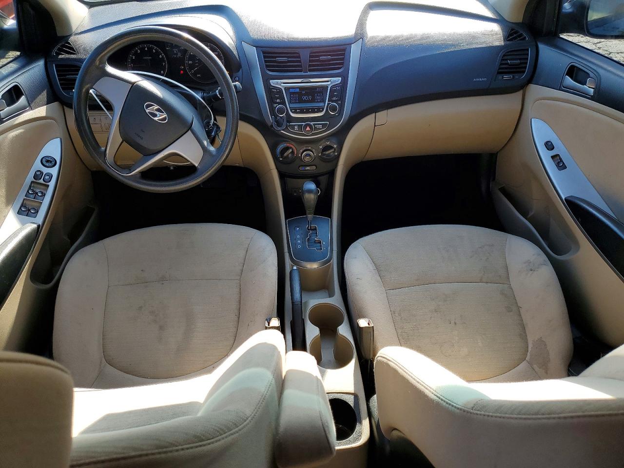 2015 Hyundai Accent Gls Black vin: KMHCT4AE6FU936272