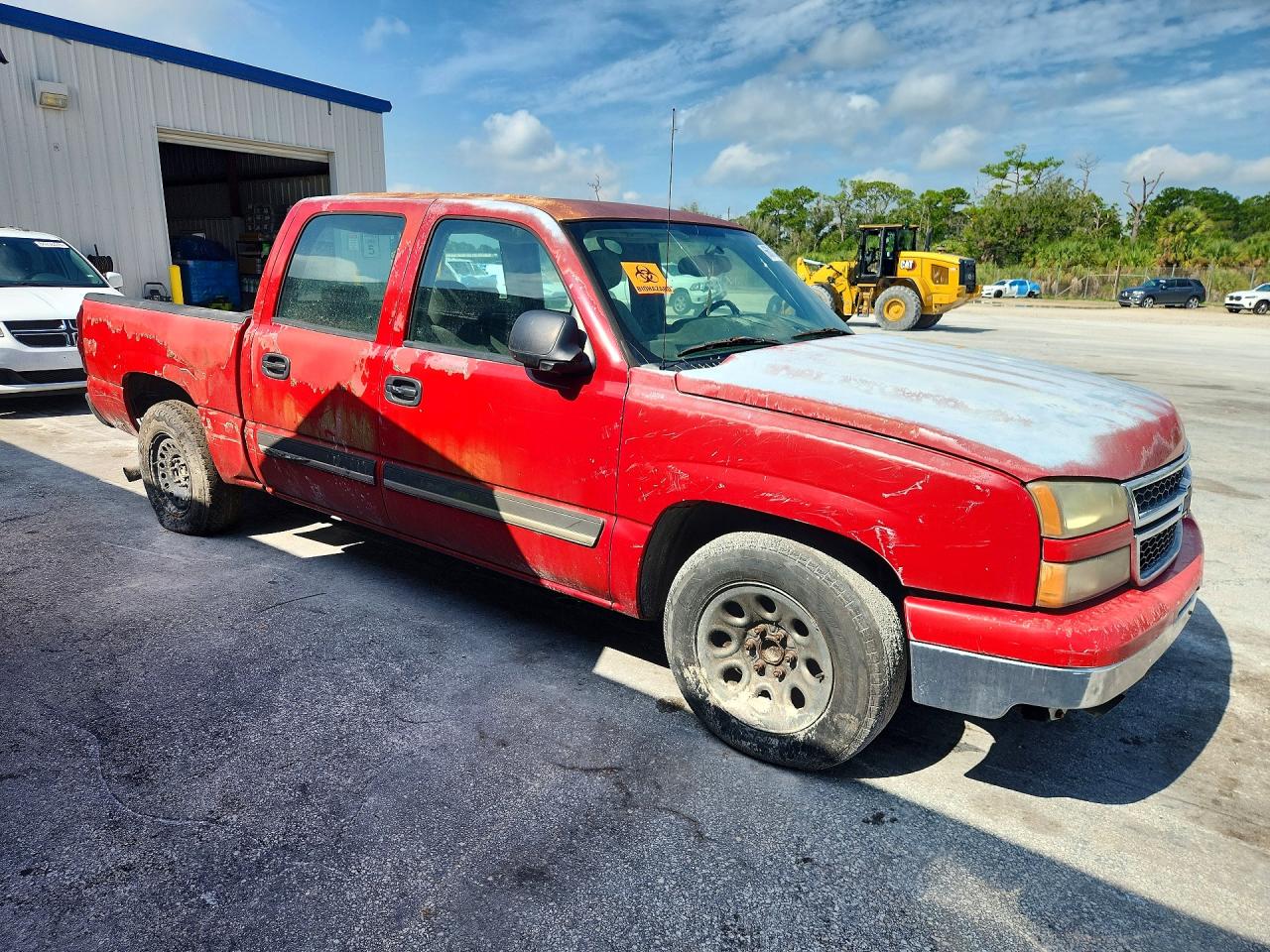 2007 Chevrolet Silverado C1500 Classic Crew Cab Red vin: 2GCEC13V771165391