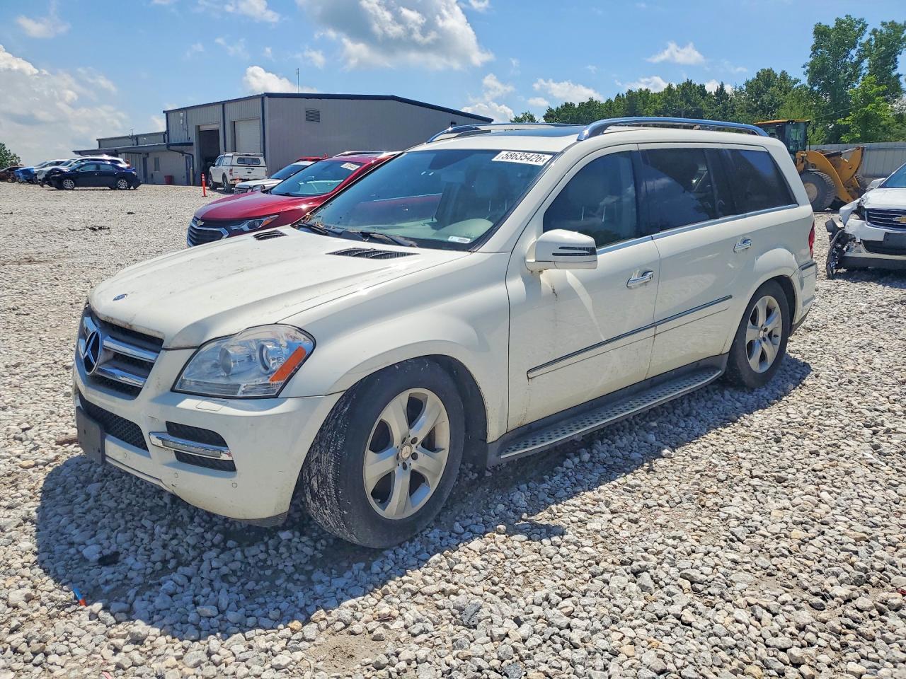 2012 Mercedes-benz Gl 450 4matic White vin: 4JGBF7BE3CA794656