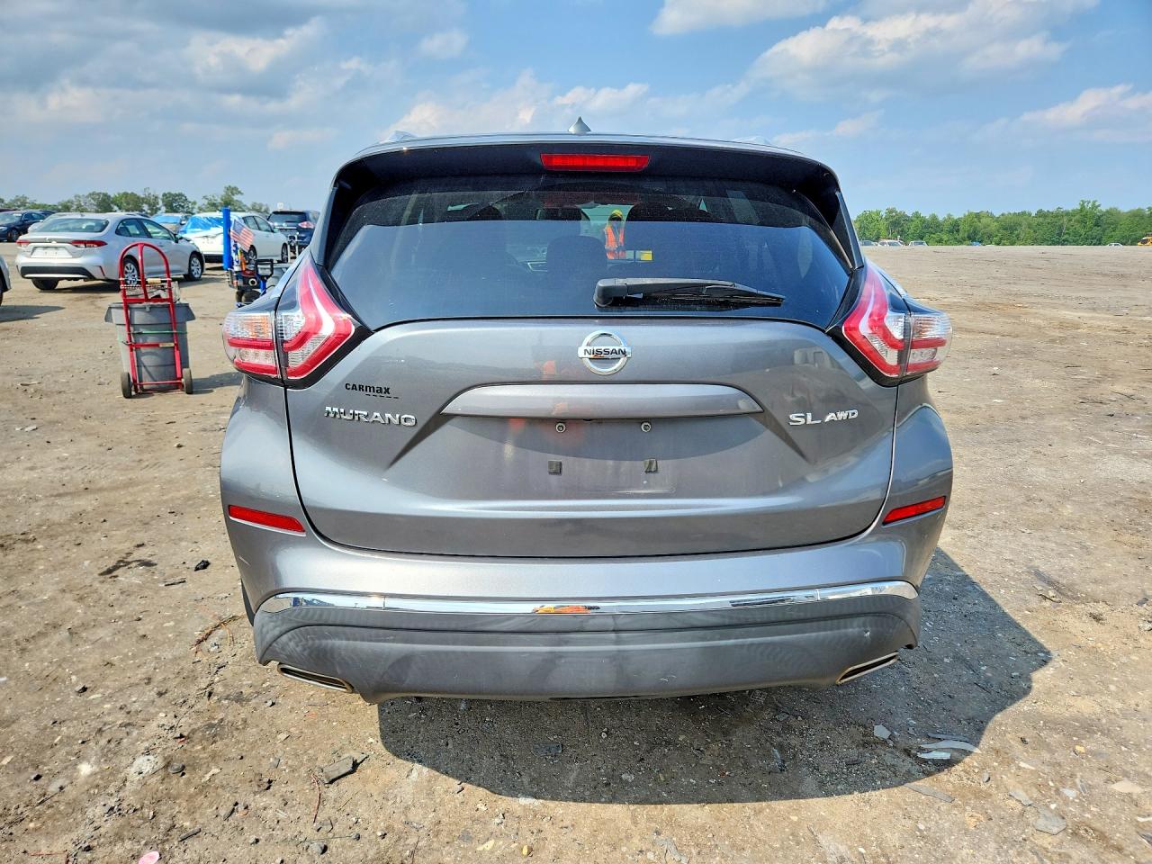 2015 Nissan Murano Sl Gray vin: 5N1AZ2MH3FN262835