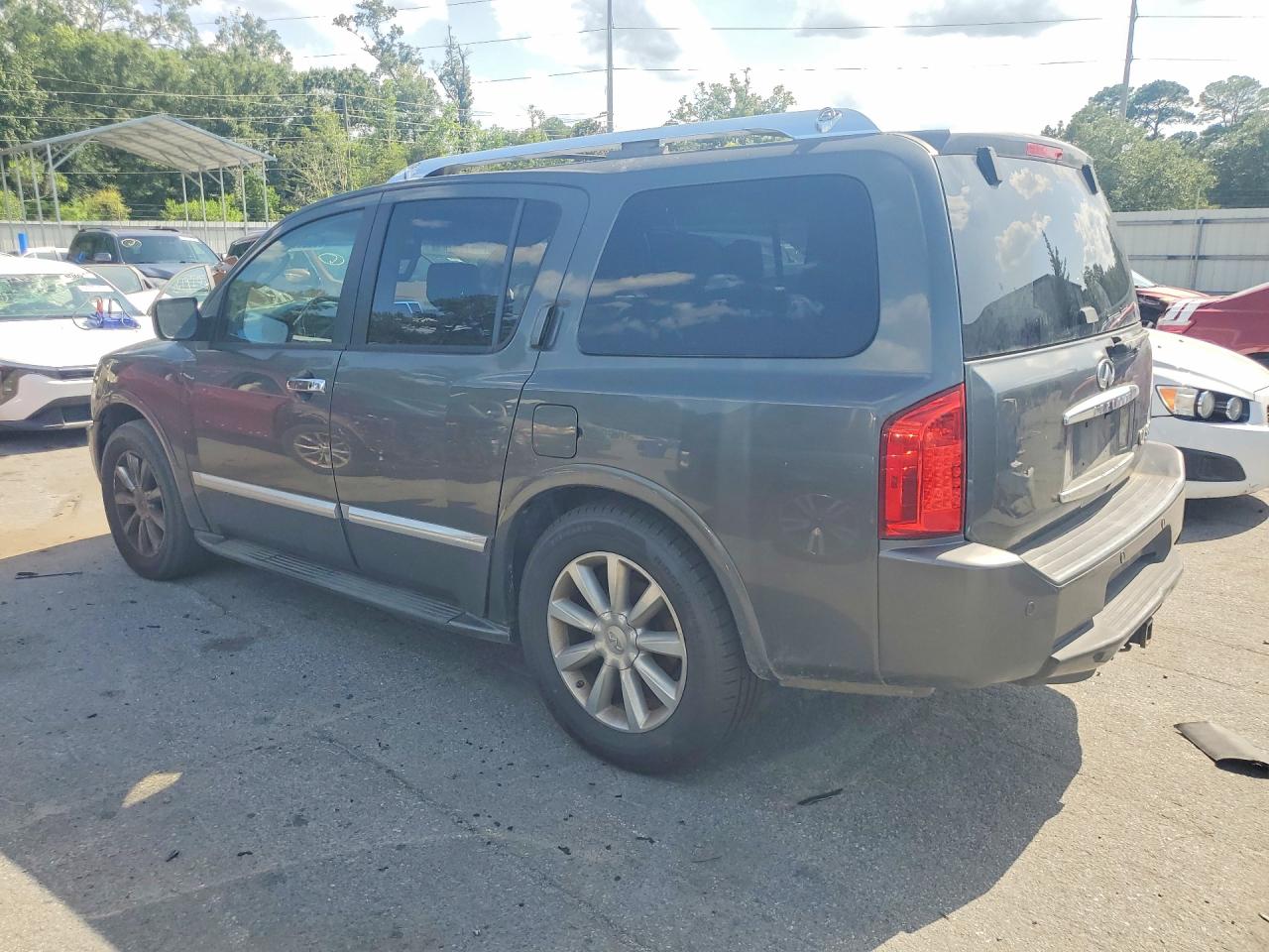 2010 Infiniti Qx56 Base Gray vin: 5N3ZA0NF7AN904310