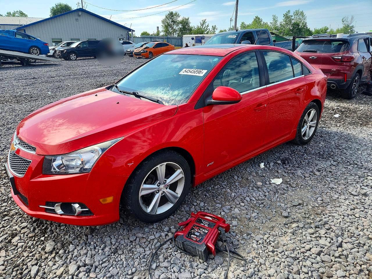 2014 Chevrolet Cruze Lt Красный vin: 1G1PE5SB3E7340360