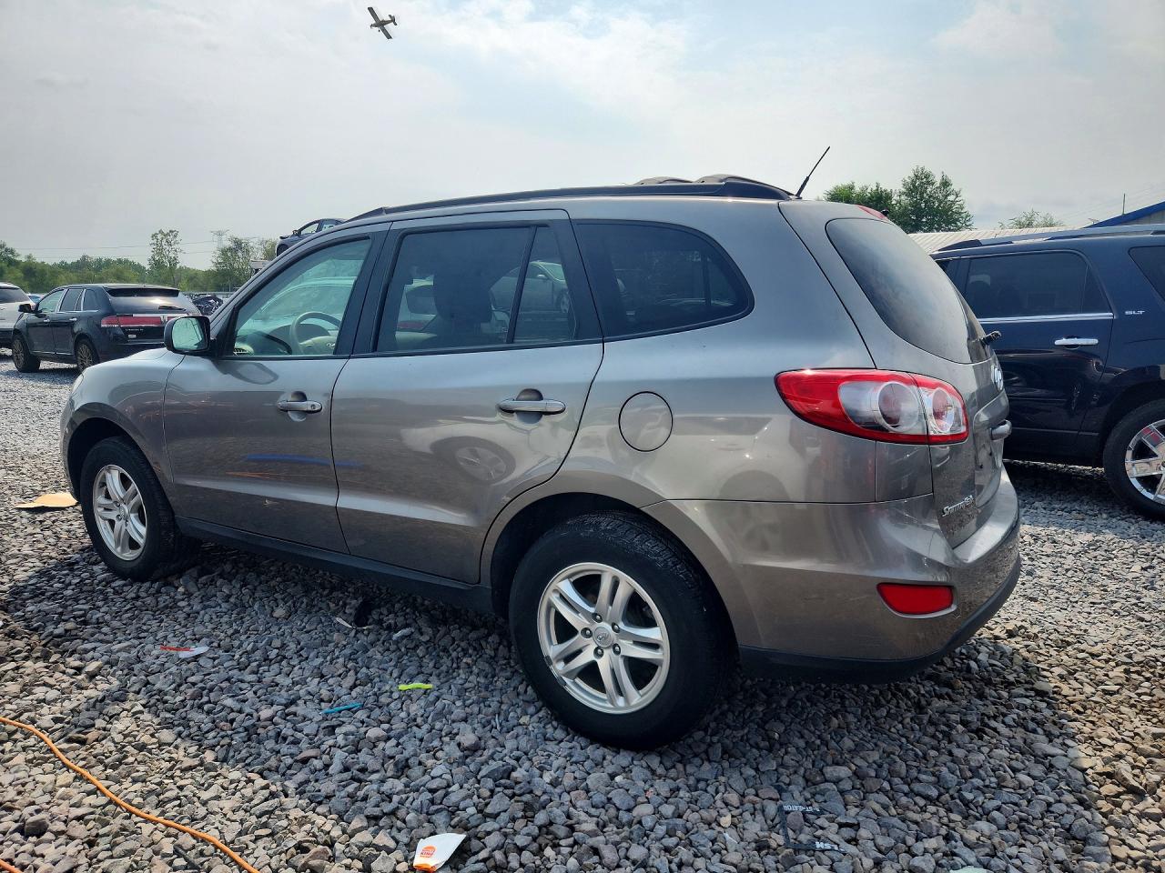 2012 Hyundai Santa Fe Gls Gray vin: 5XYZG3AB6CG122056