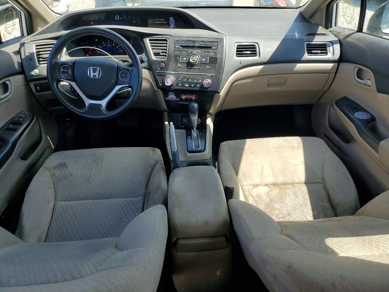 2015 Honda Civic Lx Белый vin: 2HGFB2F5XFH558513