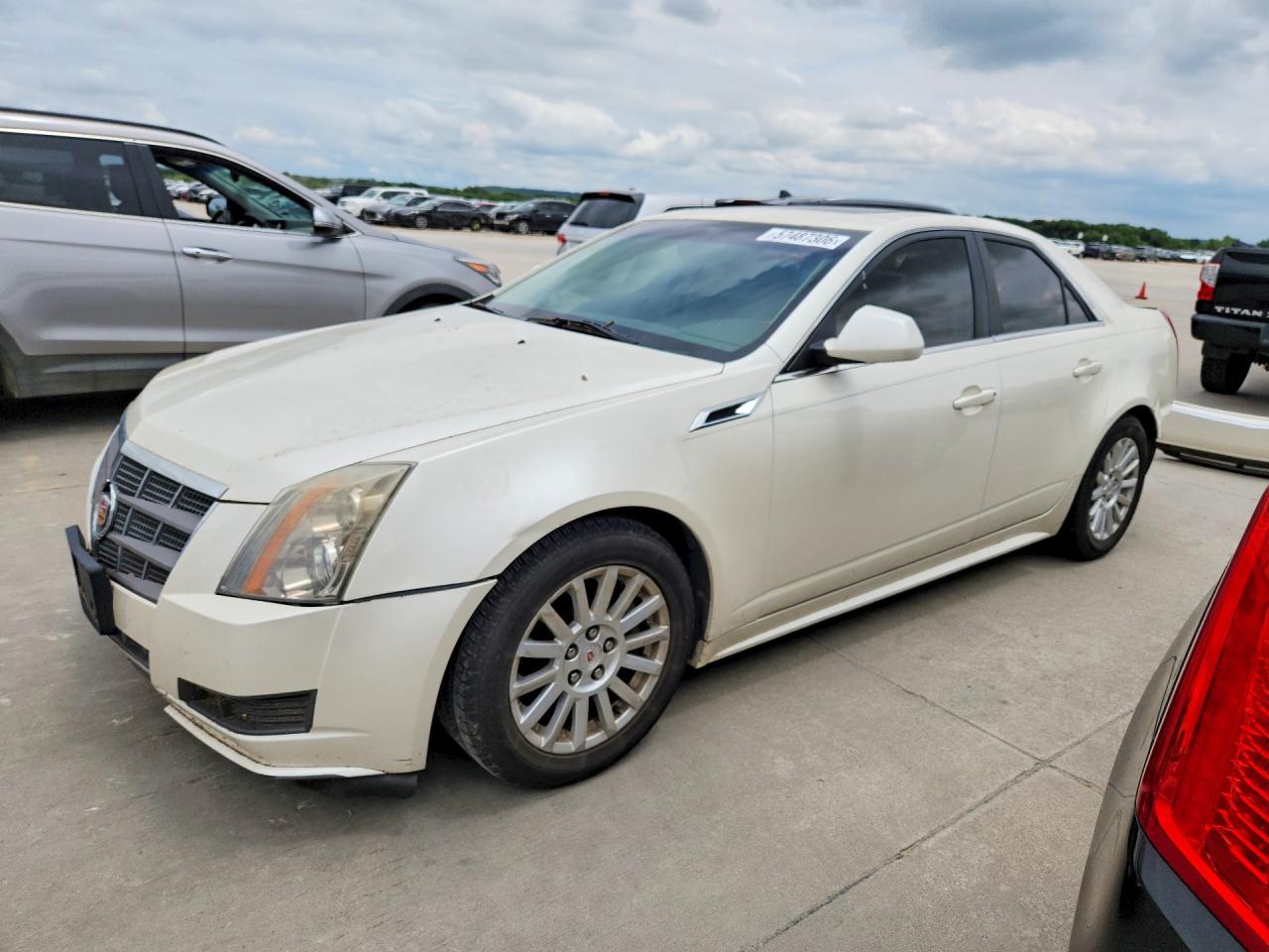 2011 Cadillac Cts Luxury Collection White vin: 1G6DF5EY4B0128923