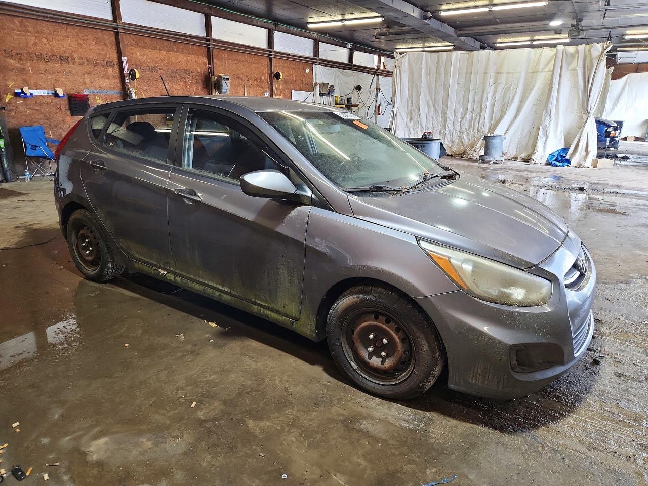 2015 Hyundai Accent Gs Gray vin: KMHCT5AE9FU220861