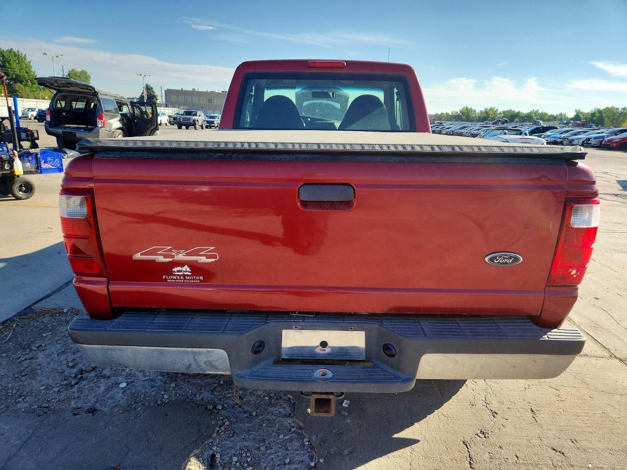 2003 Ford Ranger Super Cab Burgundy vin: 1FTYR15E63TA49144