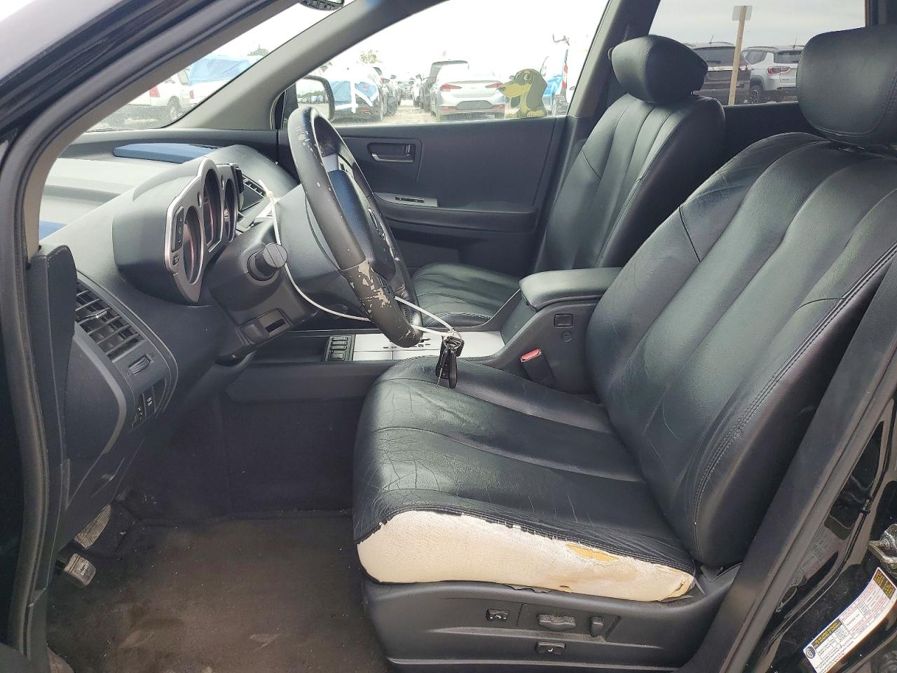2004 Nissan Murano Sl Black vin: JN8AZ08W34W304692