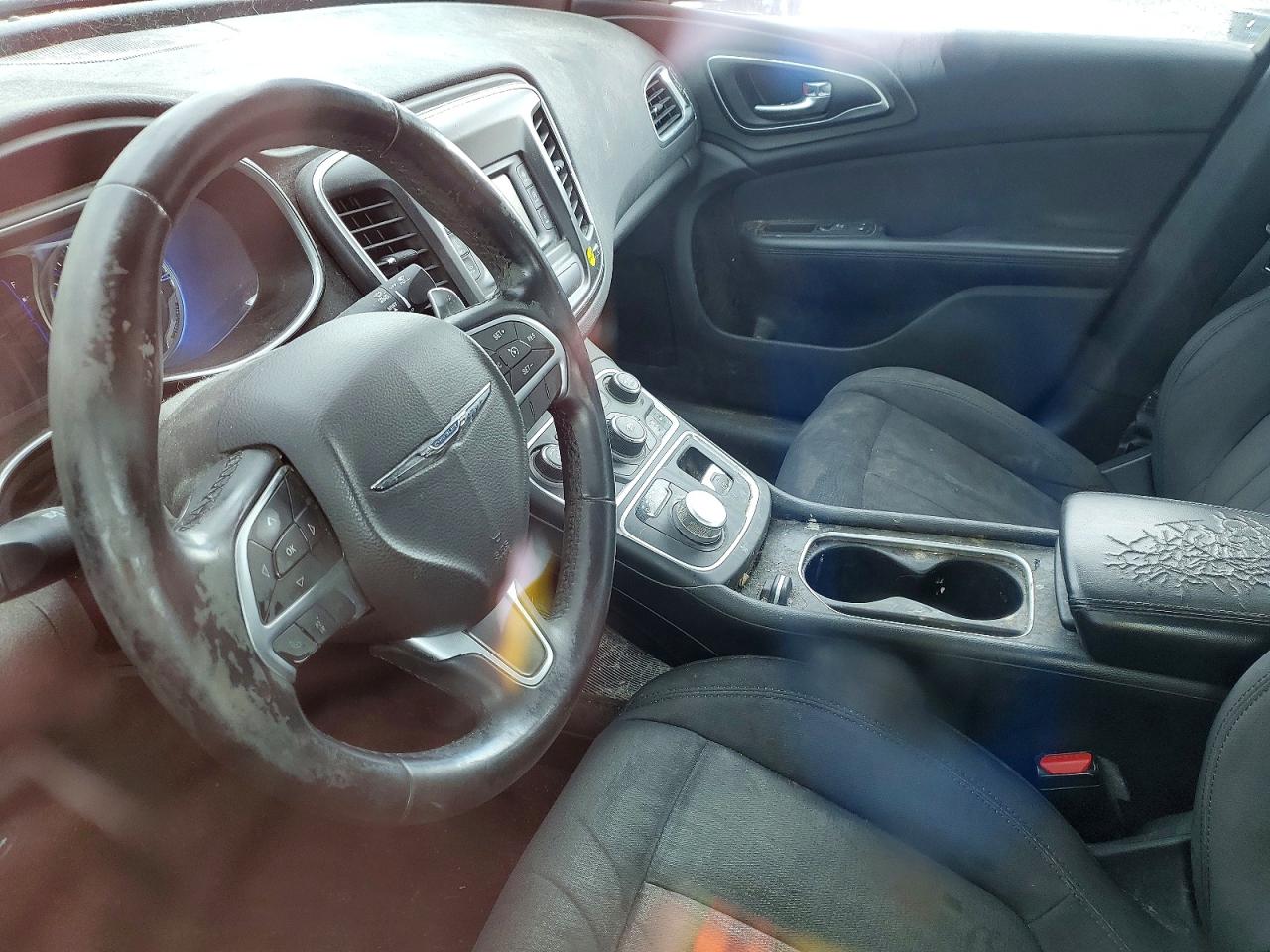 2015 Chrysler 200 Limited Black vin: 1C3CCCAG3FN525457