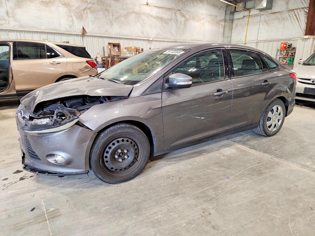 2012 Ford Focus Se Gray vin: 1FAHP3F23CL353396
