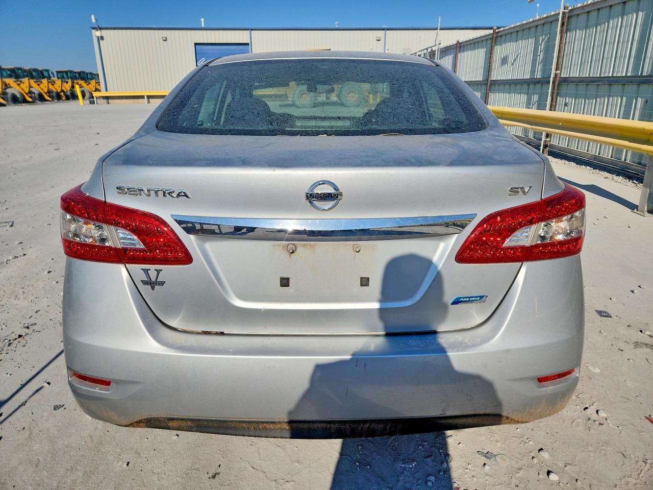 2014 Nissan Sentra Sv Silver vin: 3N1AB7AP0EY263978