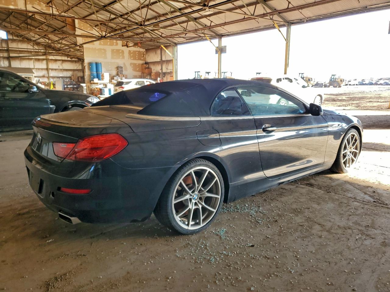 2012 Bmw 650 I Черный vin: WBALZ3C50CDL73366