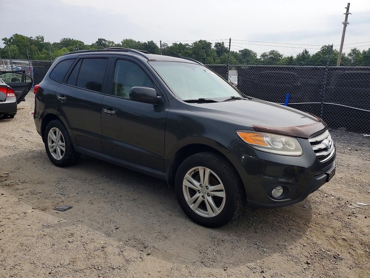 2012 Hyundai Santa Fe Limited Charcoal vin: 5XYZK3AB9CG112636