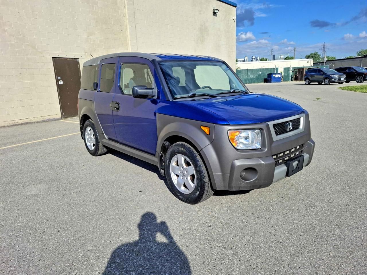 2005 Honda Element Ex Blue vin: 5J6YH18655L800173