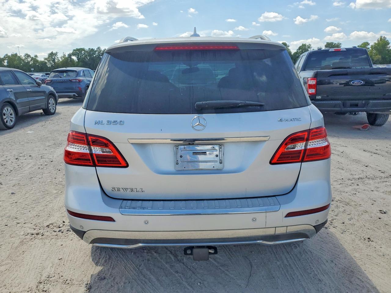 2012 Mercedes-benz Ml 350 4matic Silver vin: 4JGDA5HB0CA017845