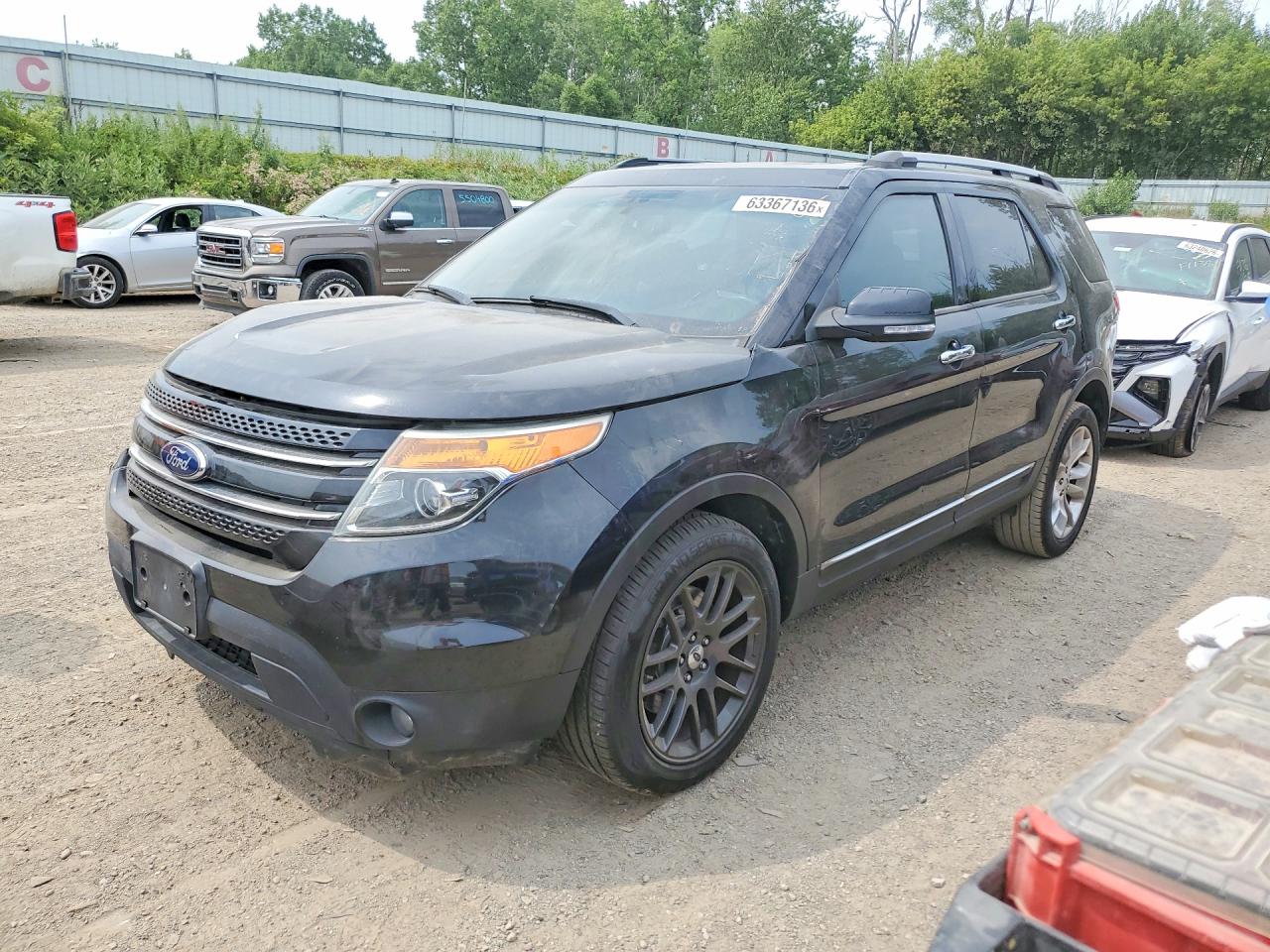 2014 Ford Explorer Limited Black vin: 1FM5K8F83EGB86364