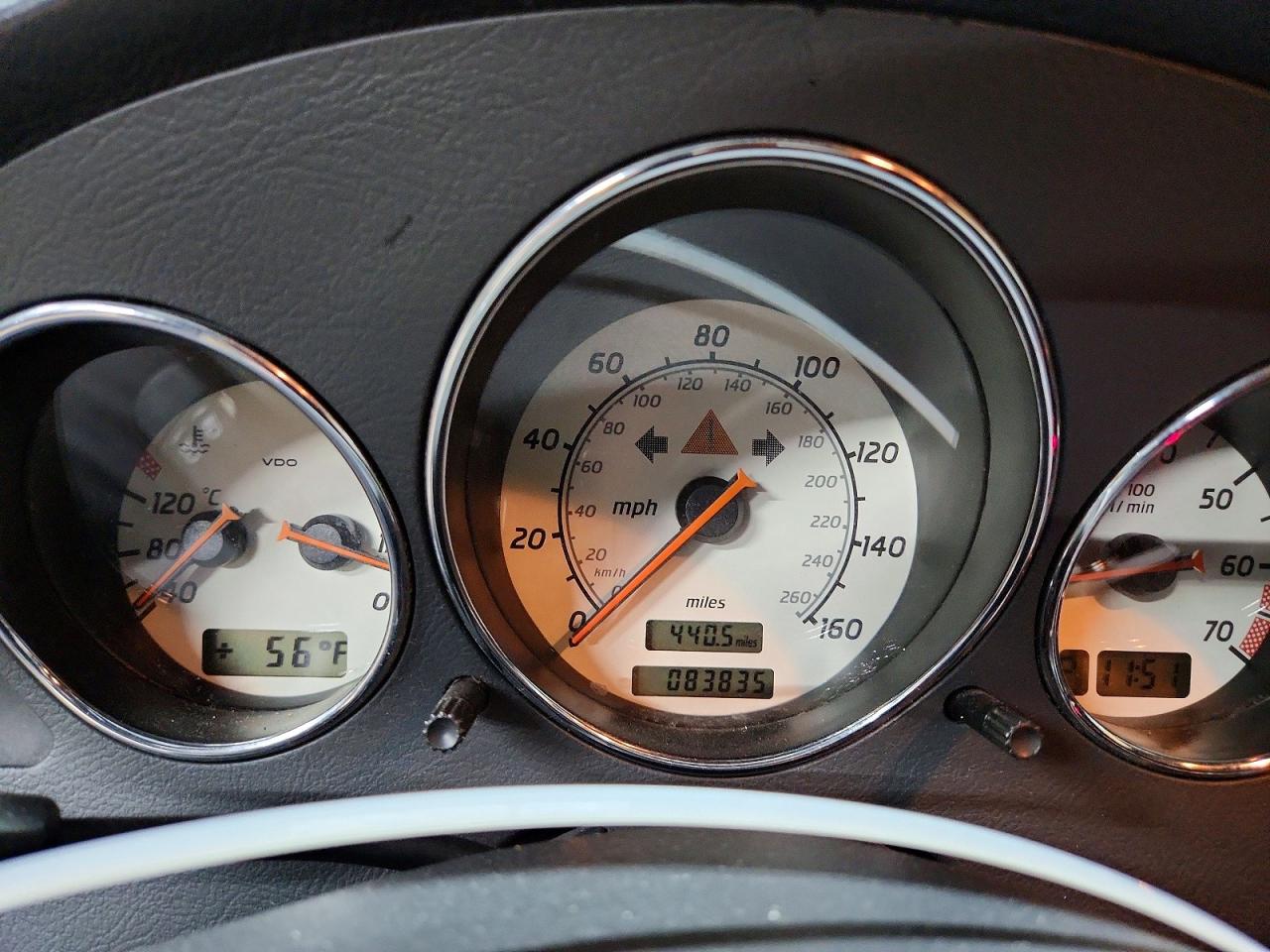 2001 Mercedes-benz Slk 230 Kompressor Black vin: WDBKK49FX1F184636