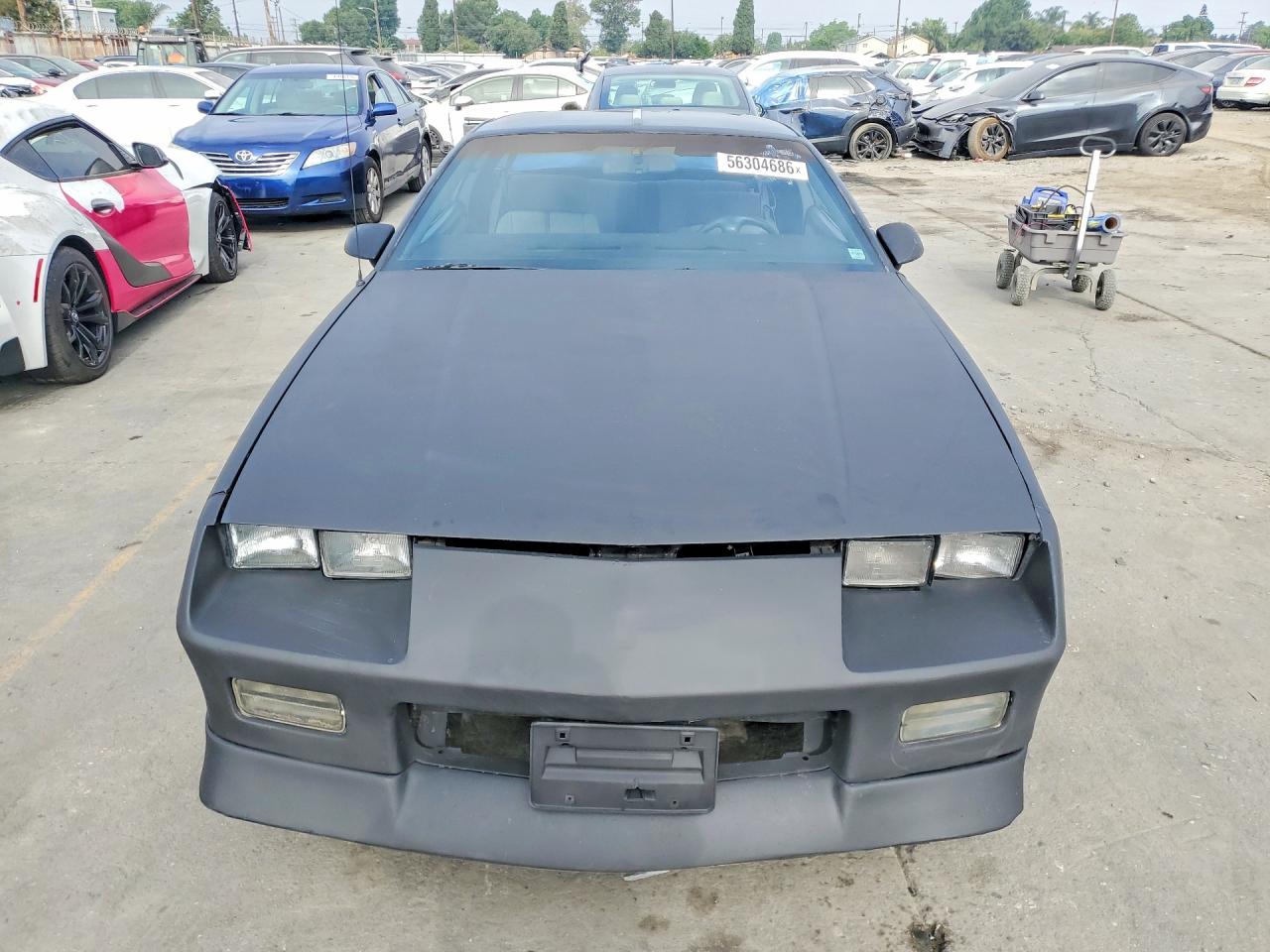1991 Chevrolet Camaro Rs Black vin: 1G1FP23E6ML116289