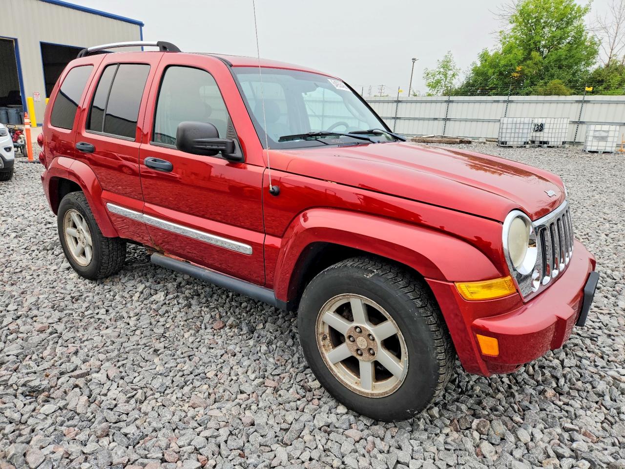 2006 Jeep Liberty Limited Red vin: 1J4GL58K46W286847