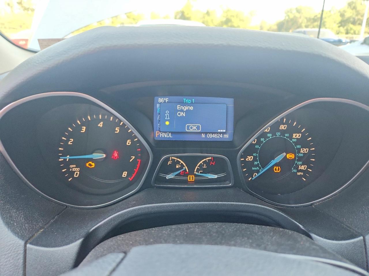 2014 Ford Focus Se Gray vin: 1FADP3F20EL259817
