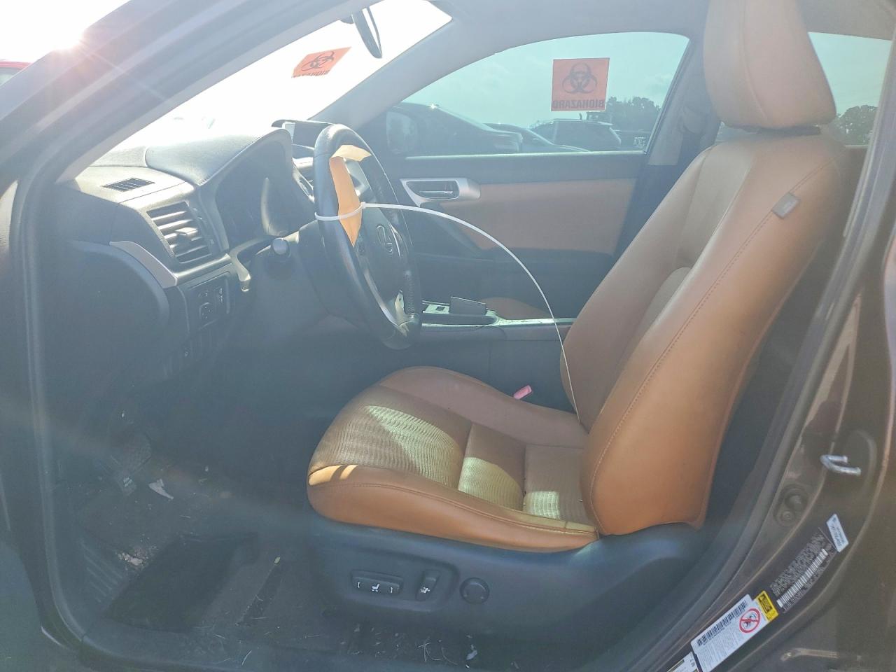 2012 Lexus Ct 200 Gray vin: JTHKD5BH0C2061613