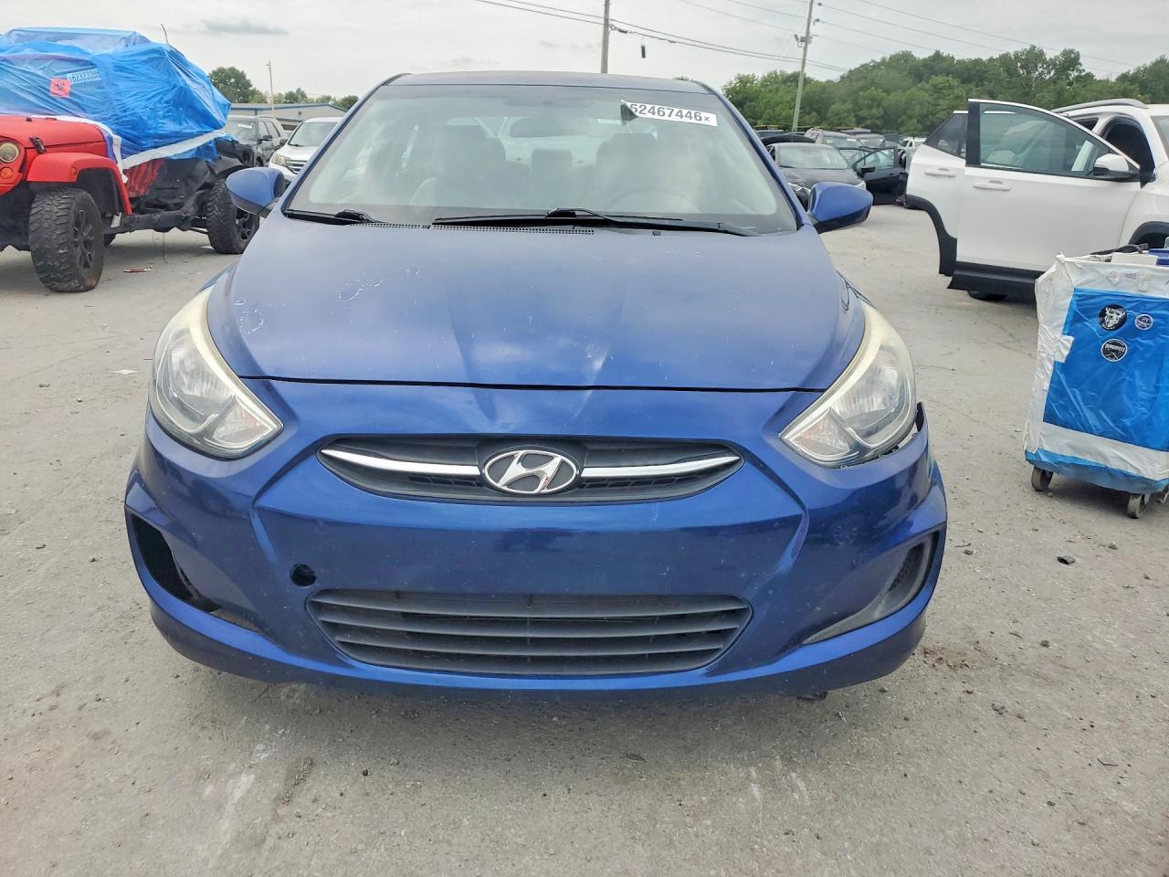 2015 Hyundai Accent Gls Blue vin: KMHCT4AE0FU821652