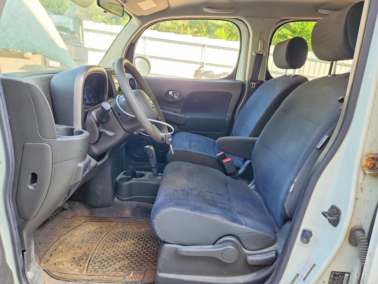 2009 Nissan Cube 1.8 White vin: JN8AZ28R89T127989