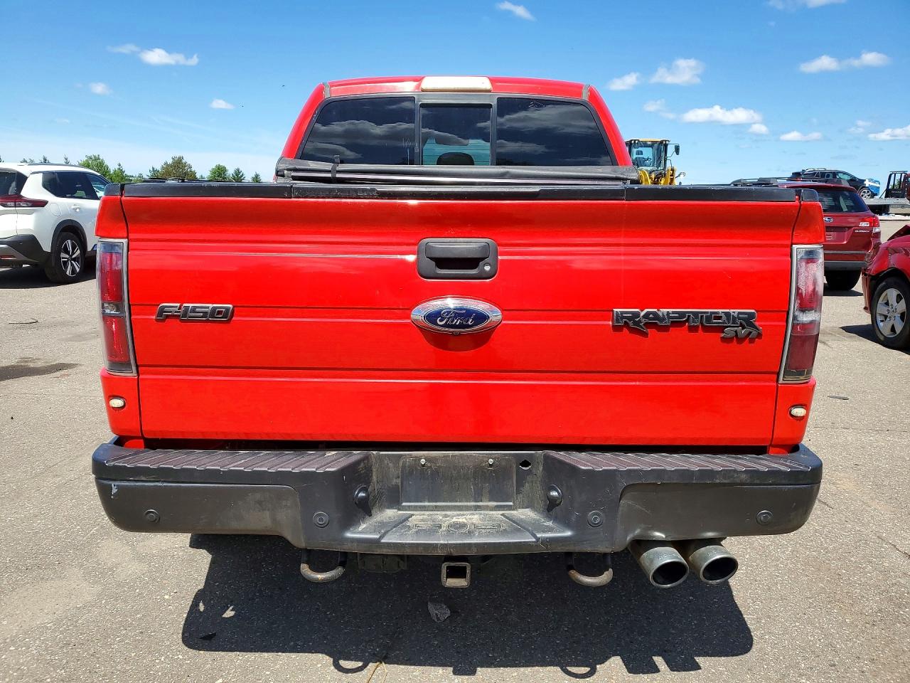 2013 Ford F150 Svt Raptor Красный vin: 1FTFW1R60DFA53659