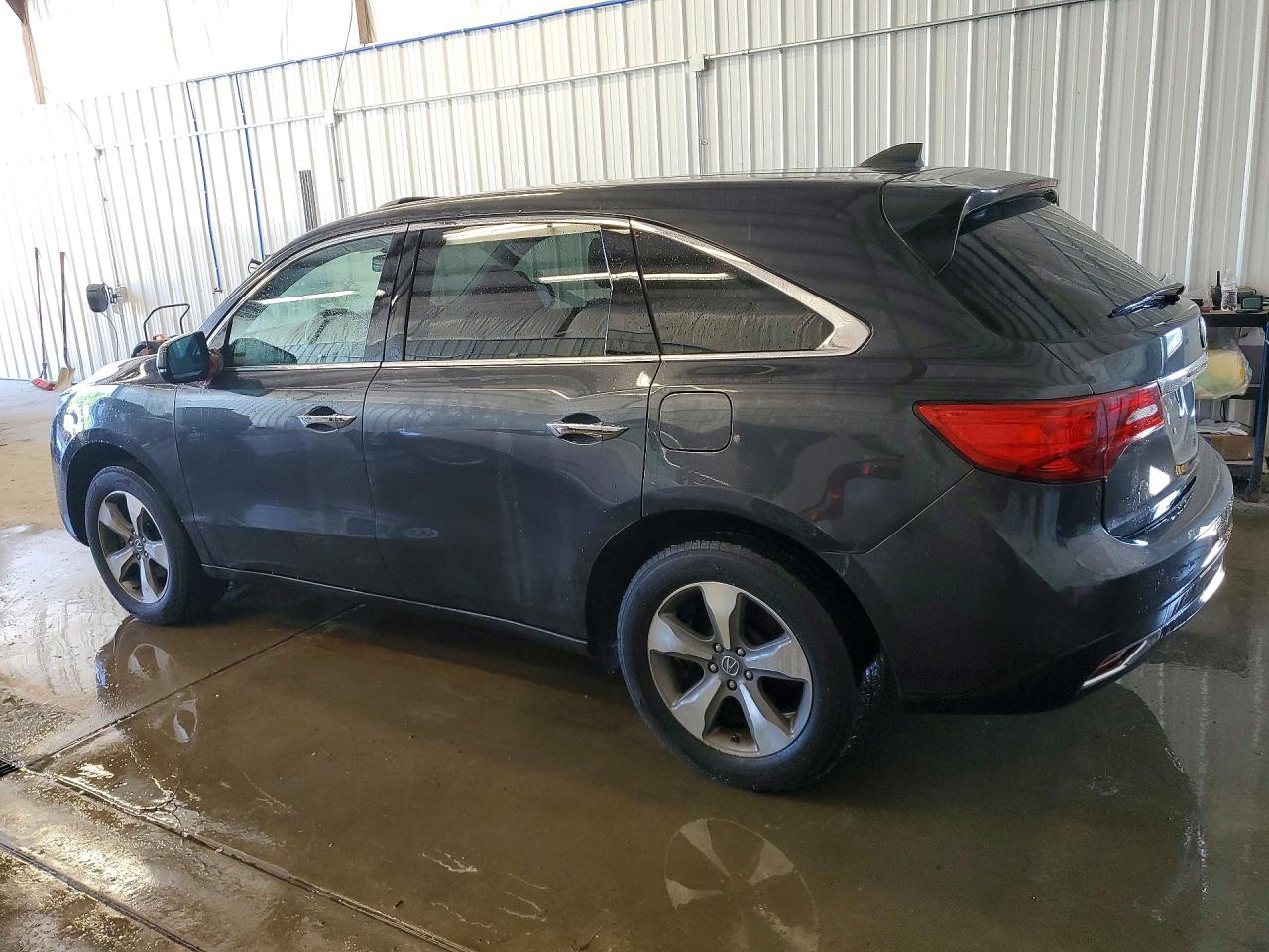 2014 Acura Mdx Gray vin: 5FRYD4H26EB016442