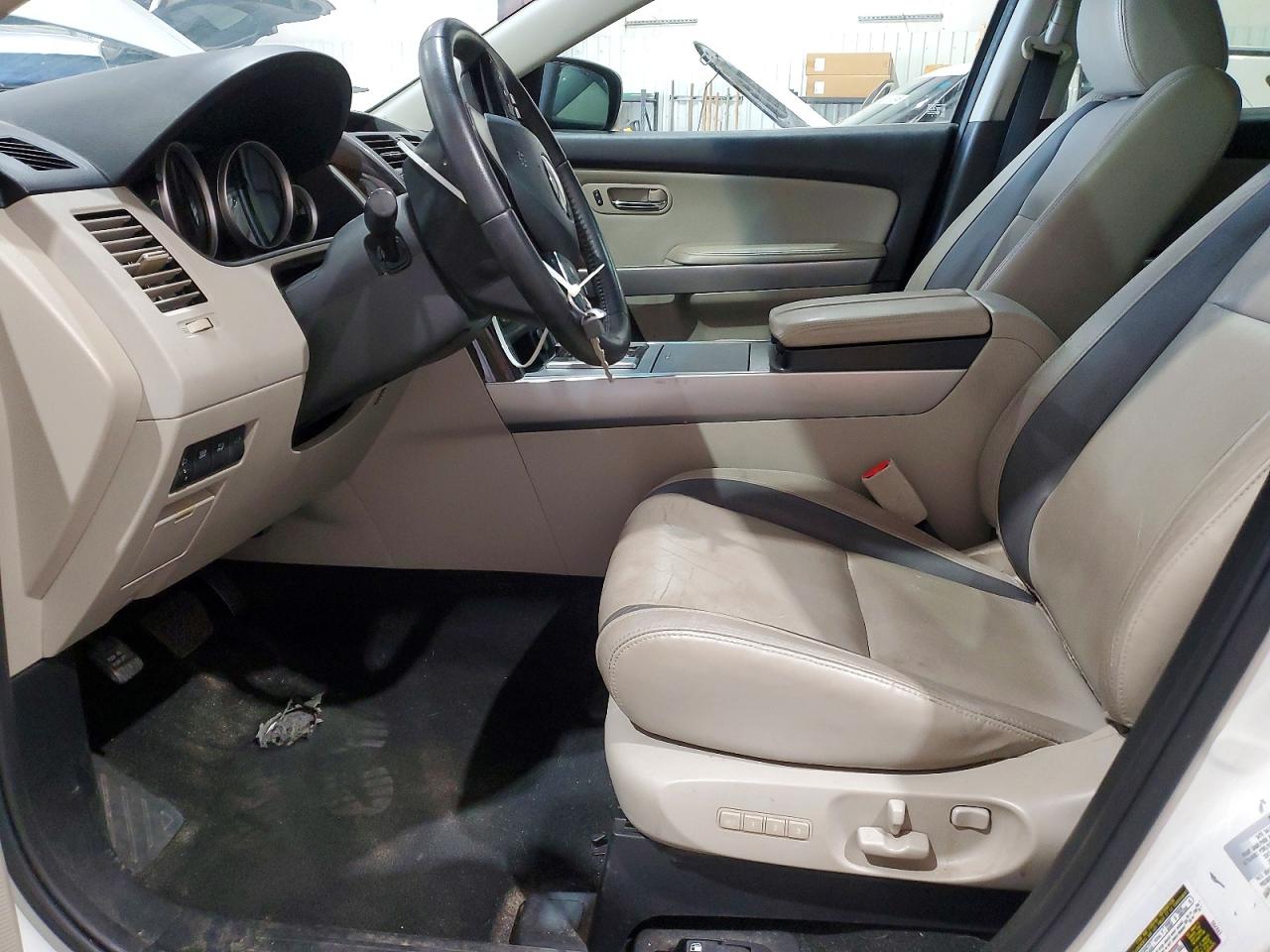 2012 Mazda Cx-9 White vin: JM3TB2DA7C0358374