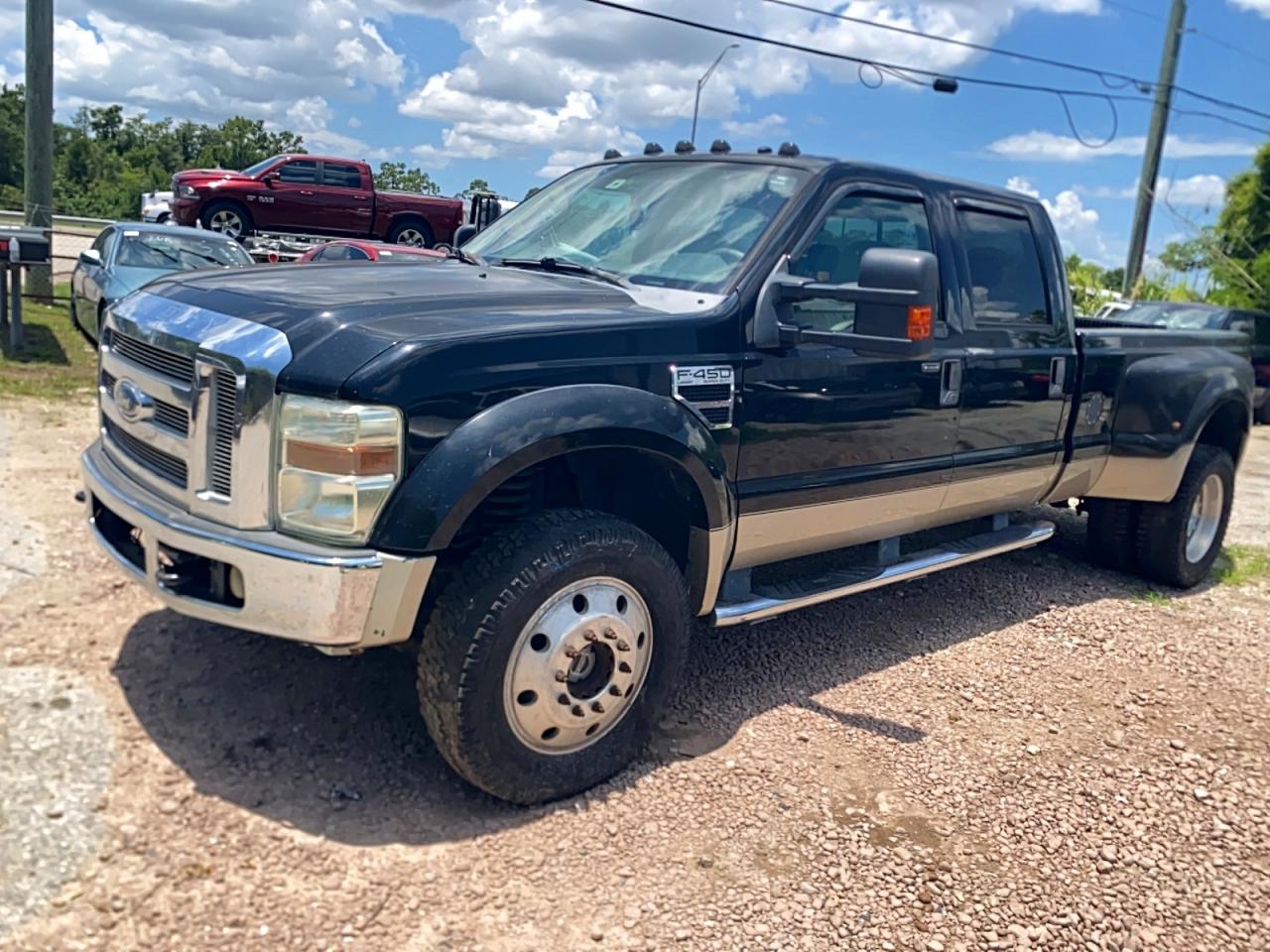 2008 Ford F450 Super Duty Black vin: 1FTXW43R08EB04307