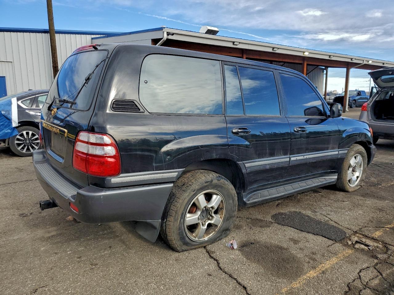 2003 Toyota Land Cruiser Black vin: JTEHT05J932046409