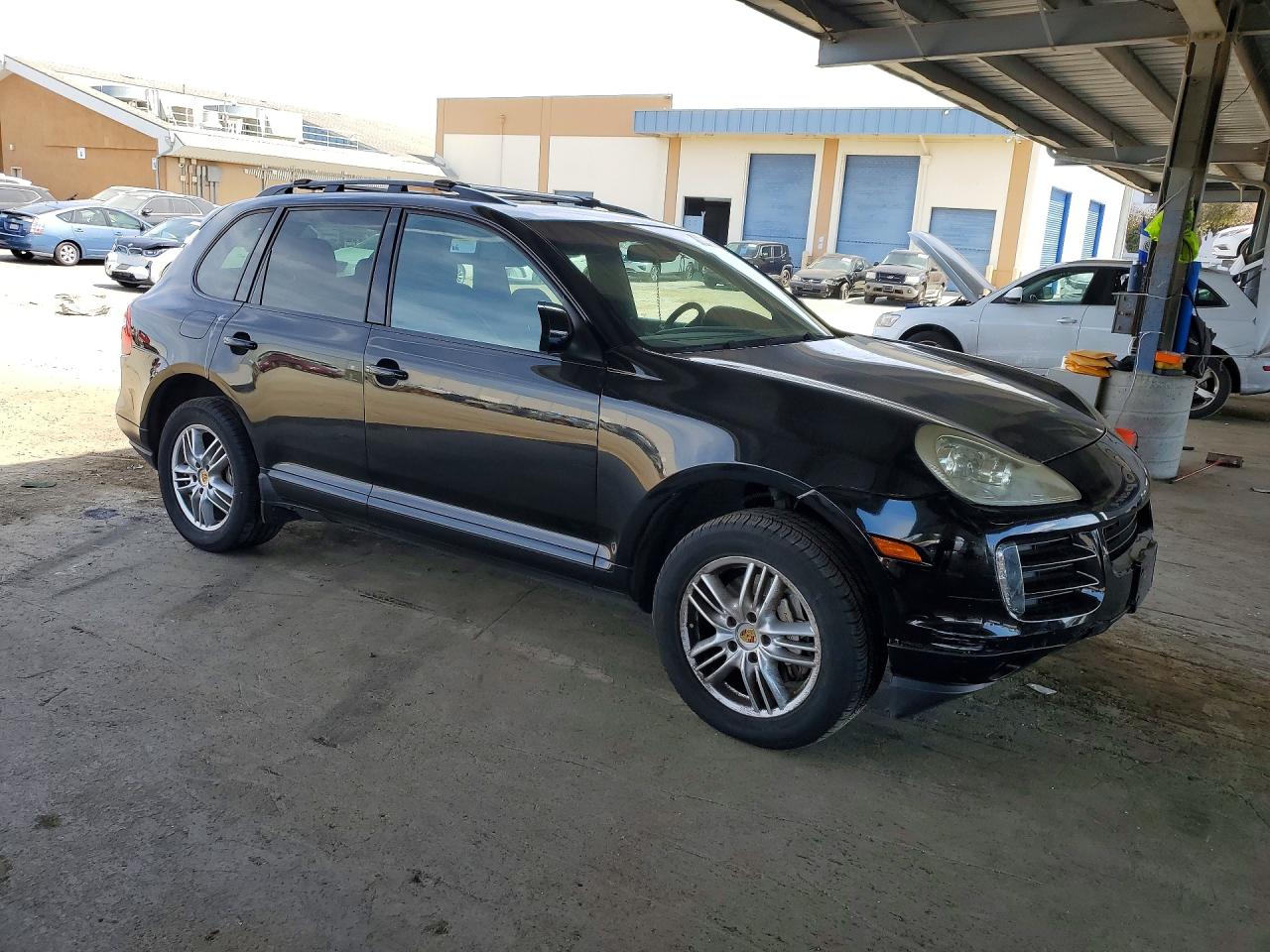 2008 Porsche Cayenne S Черный vin: WP1AB29P38LA34484