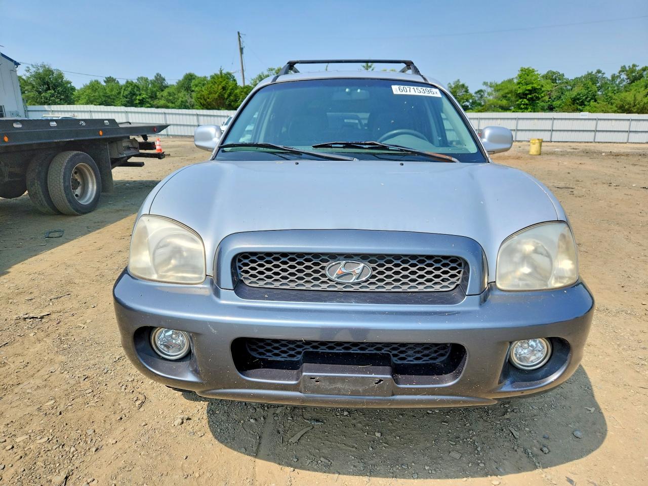 2001 Hyundai Santa Fe Gl Silver vin: KM8SC83D81U110247
