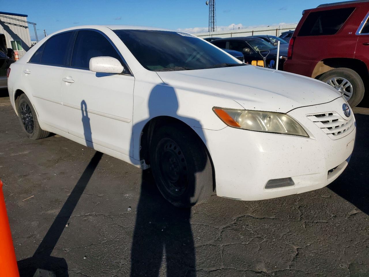 2007 Toyota Camry Le White vin: 4T1BE46K67U689714
