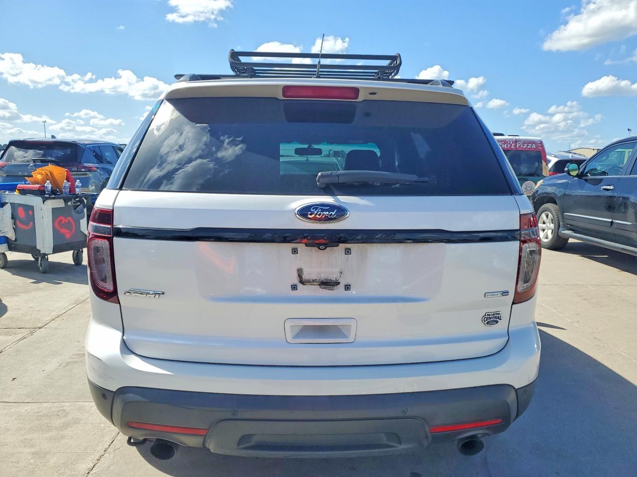 2014 Ford Explorer Sport Белый vin: 1FM5K8GT1EGA68915