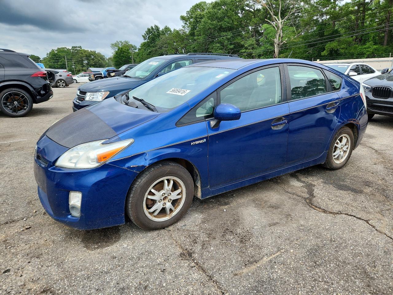 2010 Toyota Prius Iii Синий vin: JTDKN3DU7A0048413