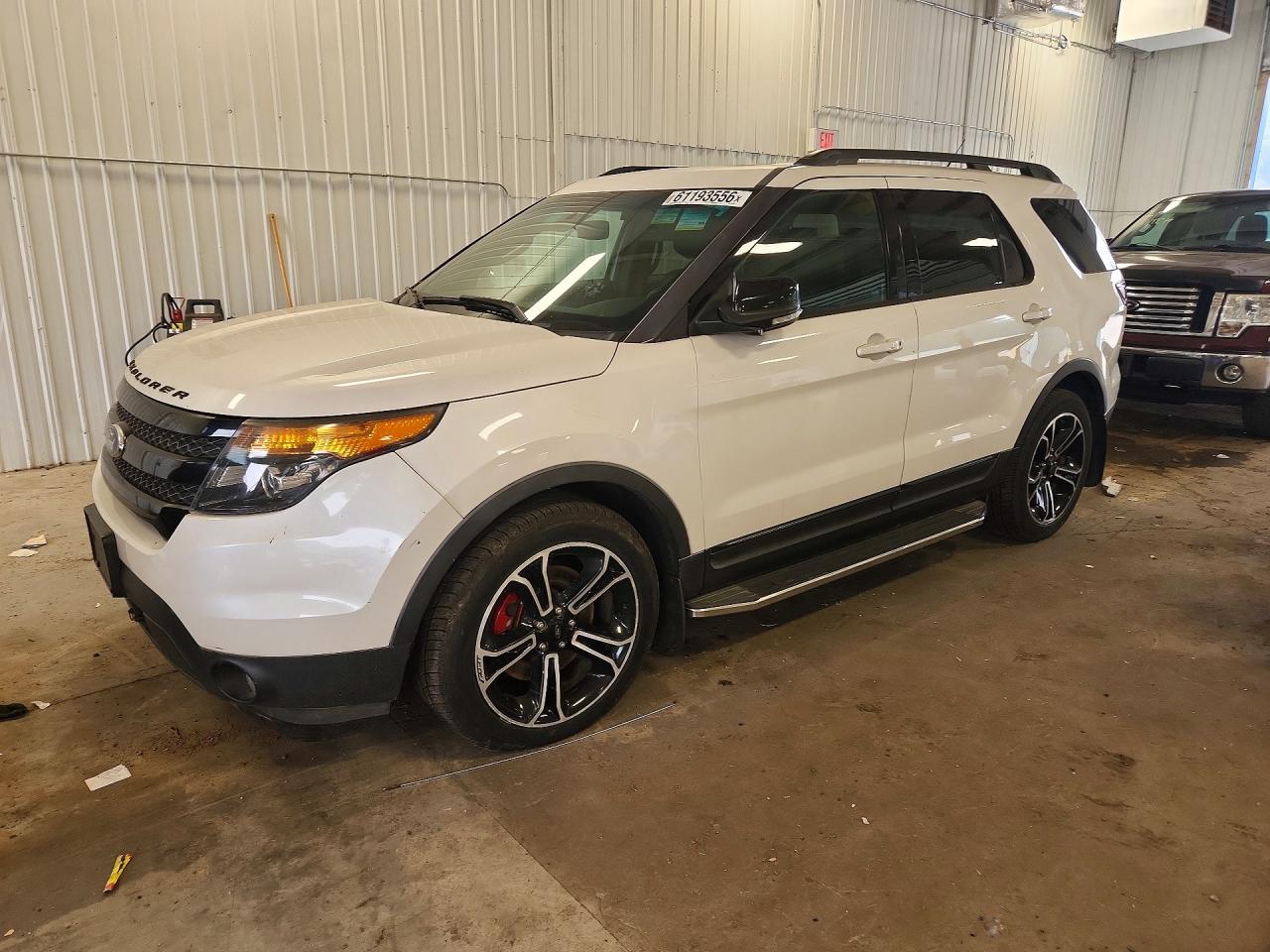 2015 Ford Explorer Sport White vin: 1FM5K8GT3FGA40647
