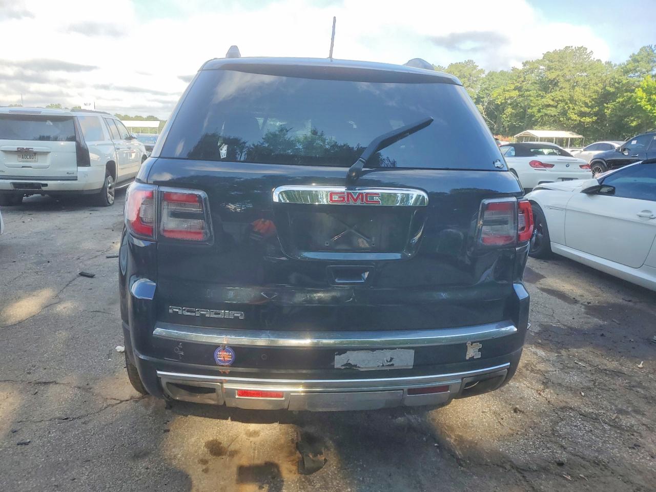 2014 Gmc Acadia Denali Черный vin: 1GKKRTKD9EJ276571