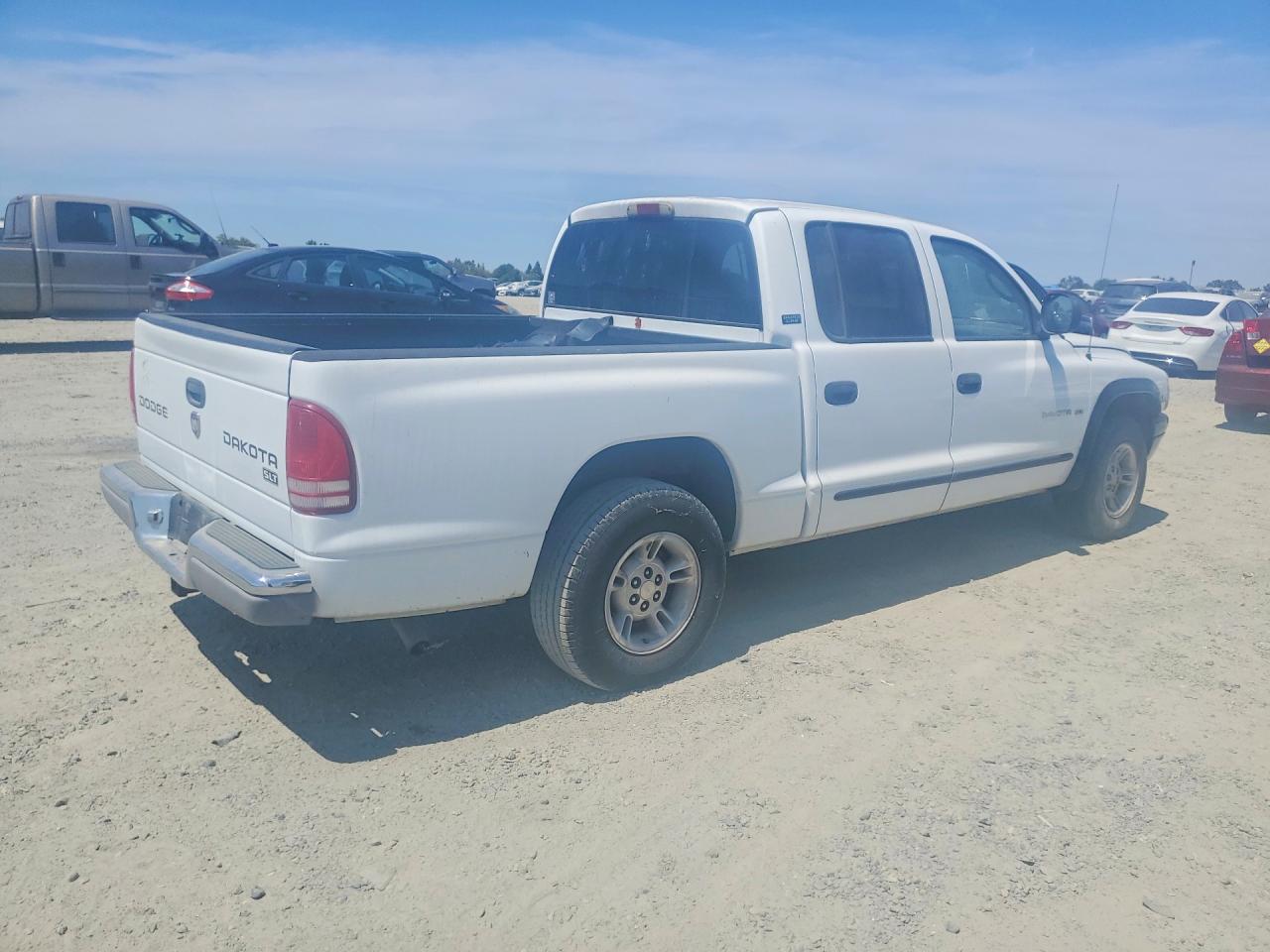 2000 Dodge Dakota Quad Белый vin: 1B7GL2AZ4YS672495