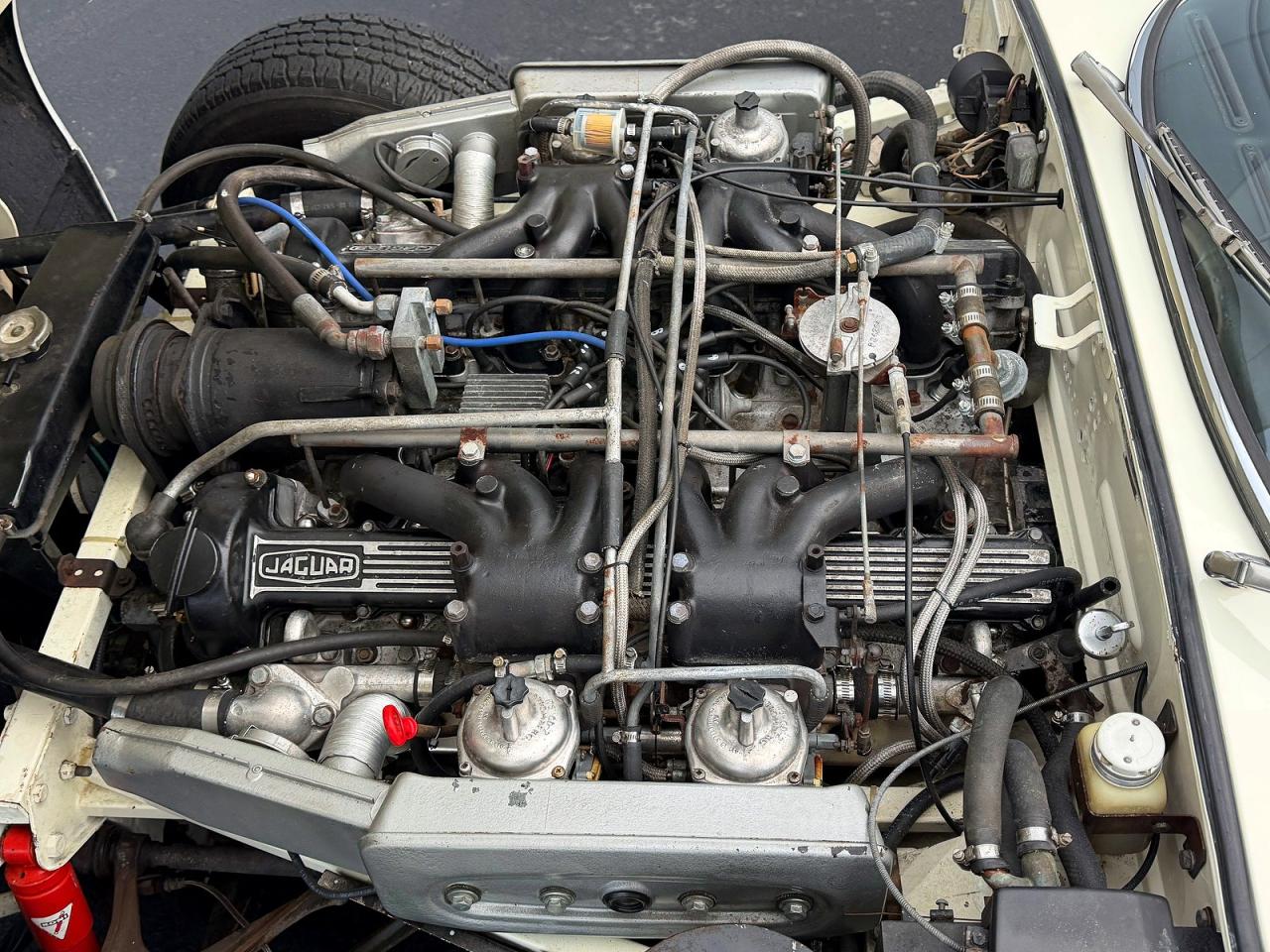 1971 Jaguar E - Type White vin: 1S71298BW