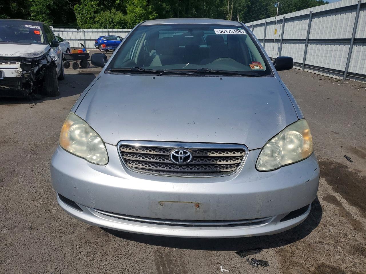 2007 Toyota Corolla Ce Silver vin: 1NXBR32E77Z810054