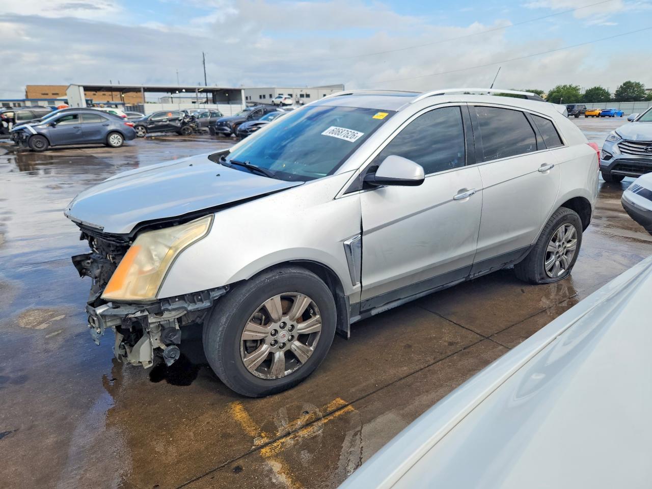 2013 Cadillac Srx Luxury Collection Silver vin: 3GYFNCE38DS619177