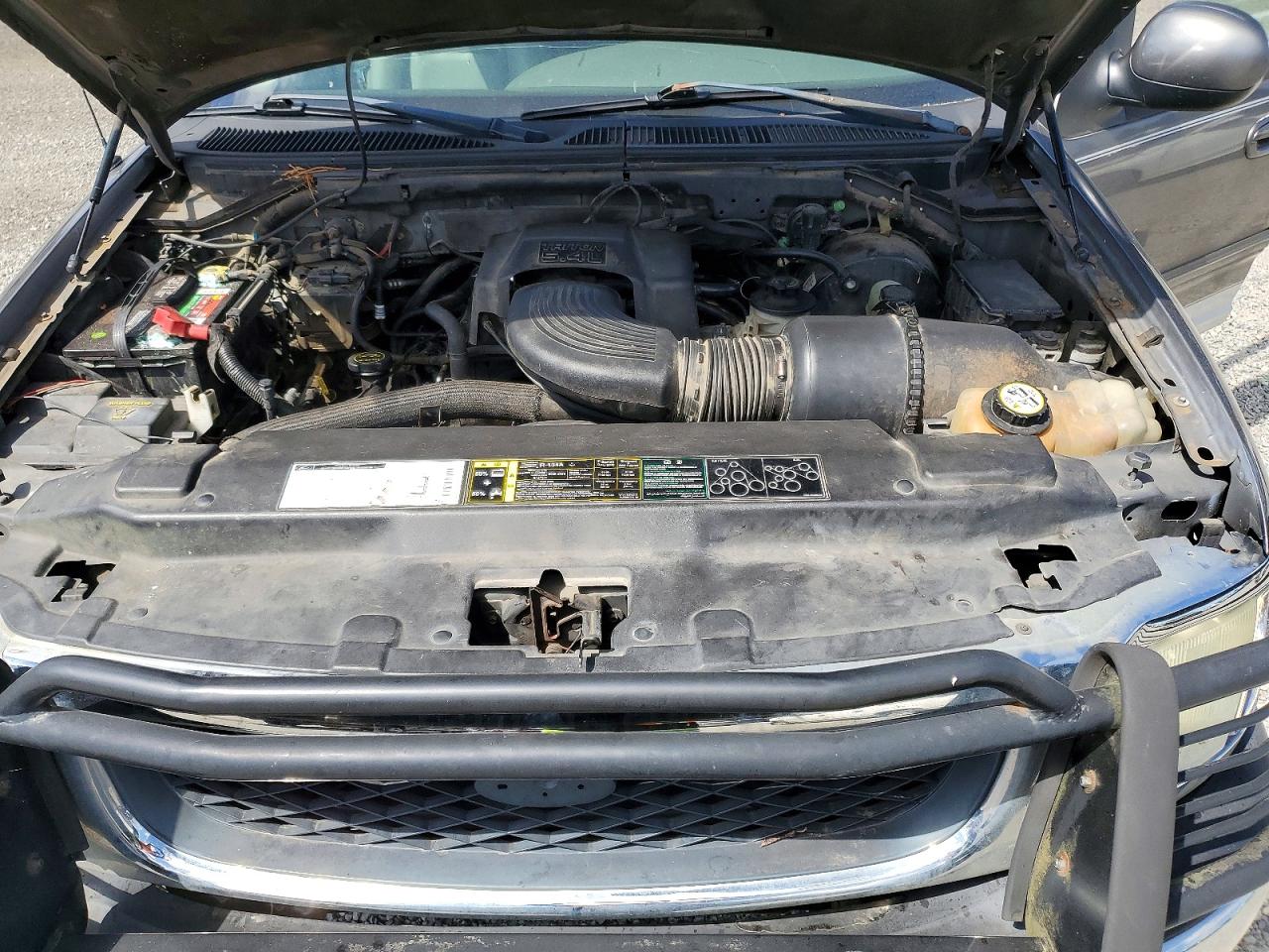 2002 Ford F150 Supercrew Gray vin: 1FTRW08L52KE14726
